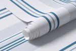 Papel de Parede Listras Azuis e Brancas