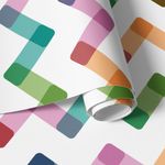 Papel de Parede Chevron Colorido Abstrato