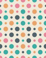 Papel de Parede Bolinhas Coloridas