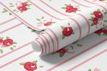 Papel de Parede Florezinhas Vermelhas