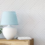 Papel de Parede Geométrico Entrelaçado Linhas