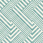 Papel de Parede Verde Turquesa Geométrico Abstrato
