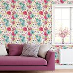 Papel de Parede Jardim de Flores