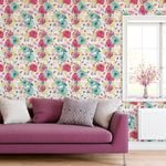 Papel de Parede Jardim de Flores