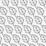 Papel de Parede Desenho Folhas de Árvore