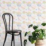 Papel de Parede Confeitaria Cupcakes