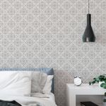 Papel de Parede Padrão Arabesco
