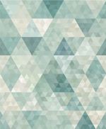 Papel de Parede Triângulos Verdes