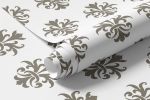 Papel de Parede Padrão Arabesco Simples