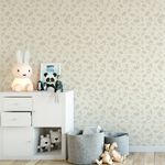 Papel de Parede Infantil Animais Fofos 