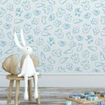 Papel de Parede Itens de Bebês 