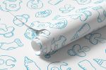 Papel de Parede Itens de Bebês 