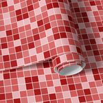 Papel de Parede Pastilhas Vermelhas