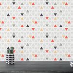 Papel de Parede Colorido com Triângulos 