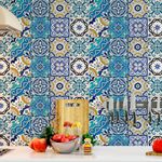 Papel de Parede Mosaico Azulejo Português 