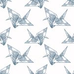 Papel de Parede de Aviãozinho de Origami 