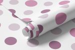 Papel de Parede Bolinhas (Tons de Rosa)