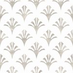Papel de Parede Arabesco Prateado