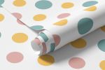 Papel de Parede Bolinhas (Coloridas)