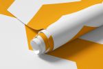 Papel de Parede Chevron Amarelo 
