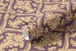 Papel de Parede Arabesco Damasco (Bordô)