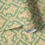 Papel de Parede Arabesco Damasco