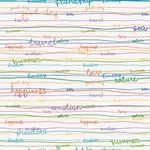 Papel de Parede de Palavras Coloridas