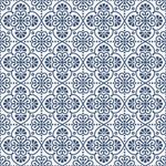 Papel de Parede Azulejo (Azul)