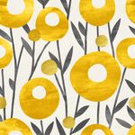 Papel de Parede Flores Amarelas 