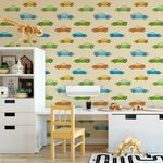 Papel de Parede Carrinhos Infantil 