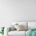 Papel de Parede Cubos Brancos 3D