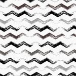 Papel de Parede Pincelado Chevron (Tons de Cinza)
