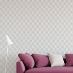 Papel de Parede de Matelassê 