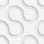 Papel de Parede Linhas 3D (Branco)