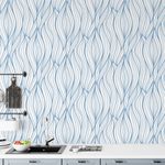 Papel de Parede Ondas Abstratas 