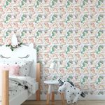 Papel de Parede Unicórnios e Nuvens 