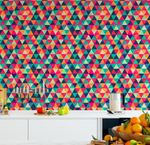 Papel de Parede Triângulos Super Coloridos 