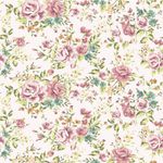 Papel de Parede Floral Delicado (Retro)
