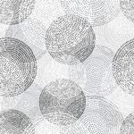 Papel de Parede Bolas Pontilhadas (Tons de Cinza)