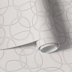 Papel de Parede Bege com Círculos 