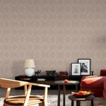 Papel de Parede Linhas Onduladas (Vermelho)
