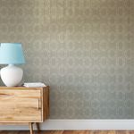 Papel de Parede Linhas Onduladas (Chumbo)