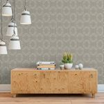 Papel de Parede Linhas Onduladas (Chumbo)