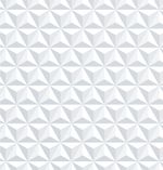 Papel de Parede Triângulos Brancos 3D