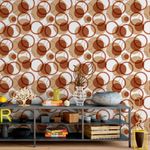 Papel de Parede Círculos Vintages 