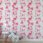 Papel de Parede Flores Pink 