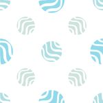 Papel de Parede Bolinhas Listradas (Tons de Azul)