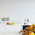 Papel de Parede Branco 3D ll