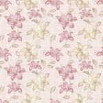 Papel de Parede Flores Lírios Tons Pasteis 