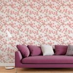 Papel de Parede Cerejeira Flores 